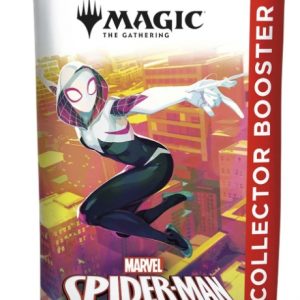 Magic gathering spiderman booster display