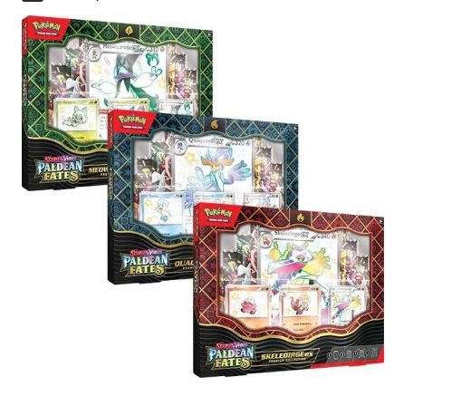 Paldean Fates Premium Collection - Meowscarada/Quaquaval/Skeledirge