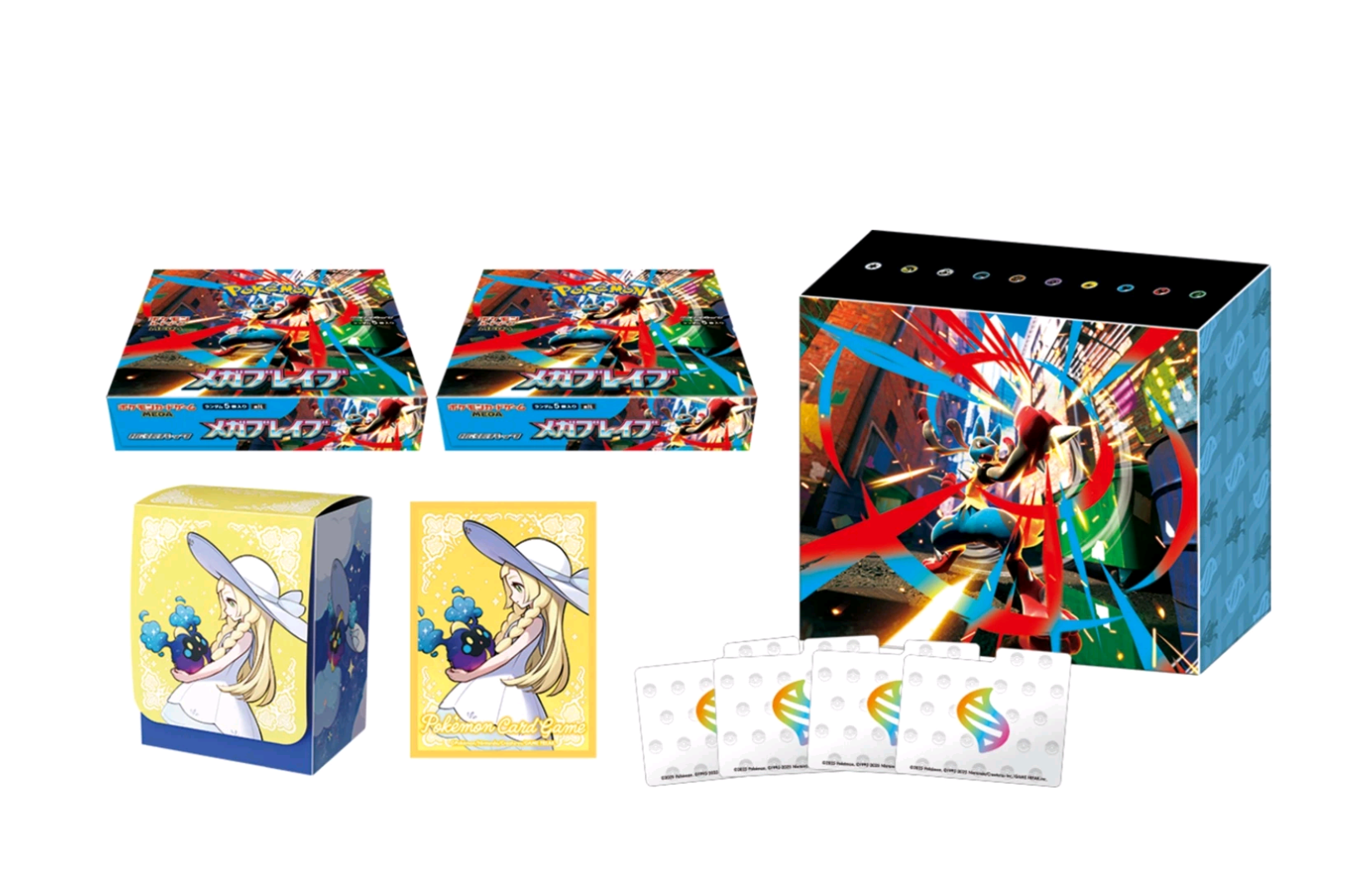 Japanese Pokémon centre mega brave set