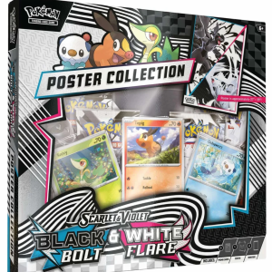 Black bolt and white flare poster collection