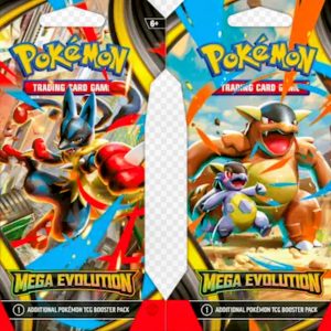 Mega evolution cardboard blister pack art set